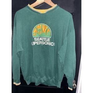 Men’s Vintage Starter NBA Seattle SuperSonics Sweatshirt Size Large